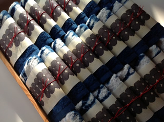 一草isso 藍染タオル