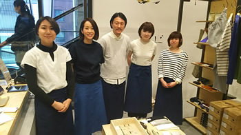 COOPSTAND（クープスタンド）藍染帆布エプロン